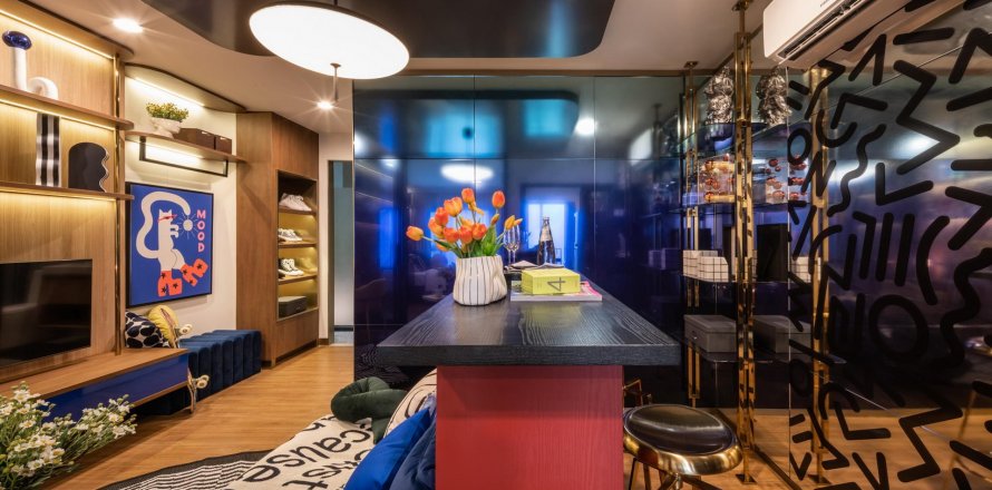 Condominio de 2 dormitorios en Bangkok, Tailandia en The Line Vibe № 75324