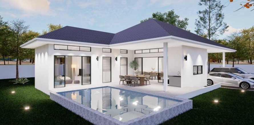 Chalet de 3 dormitorios en Hua Hin, Tailandia № 135161