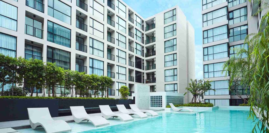 Condominio de 1 dormitorio en Thonburi, Bangkok, Tailandia № 208801
