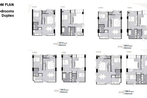 Condominio de 3 dormitorios en Bangkok, Tailandia № 166363 - foto 12