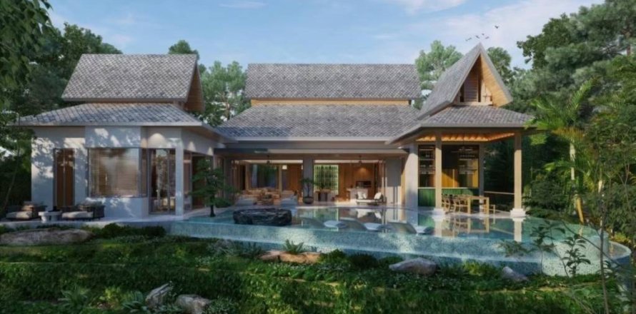 วิลล่าในภูเก็ต, ประเทศไทย 4 ห้องนอน № 172680