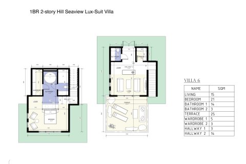Villa auf Chaweng Beach, Ko Samui, Thailand 1 Schlafzimmer № 222418 - Foto 5