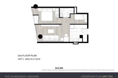 Condominio de 1 dormitorio en Nai Harn Beach, Tailandia № 169764 - foto 9