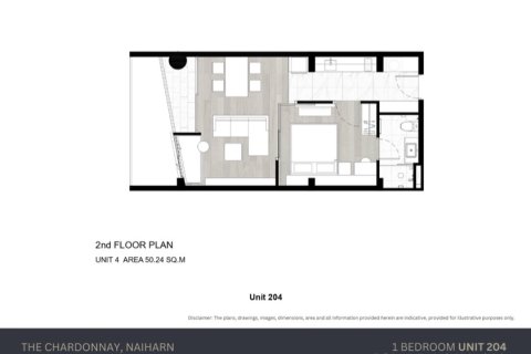 Condominio de 1 dormitorio en Nai Harn Beach, Tailandia № 169763 - foto 8