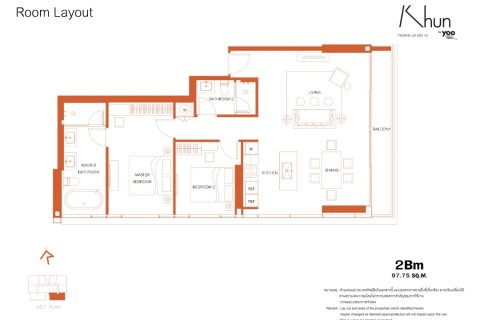 Eigentumswohnung in Bangkok, Thailand, 2 Schlafzimmer  № 181064 - Foto 17