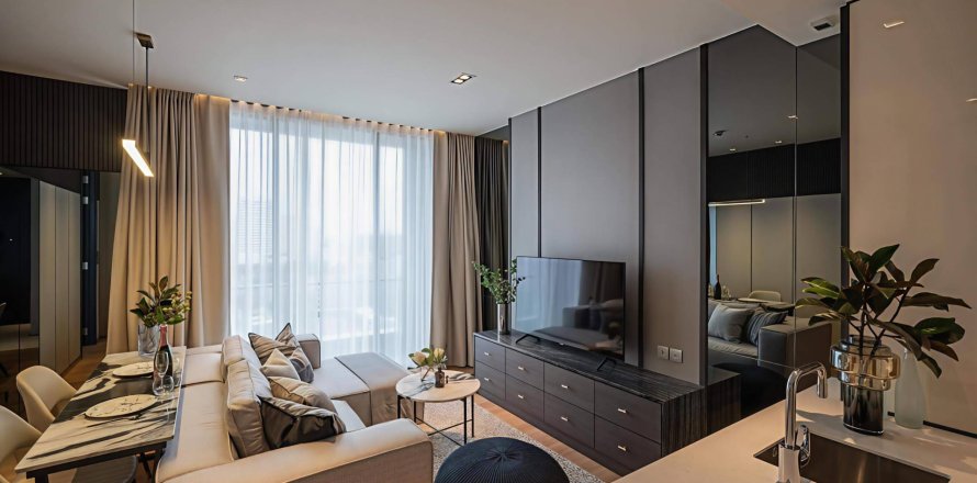Estudio en el condominio en Bangkok, Tailandia № 180546