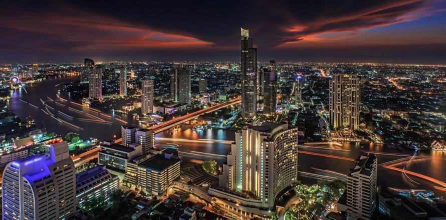 Ático de 3 dormitorios en Bangkok, Tailandia № 180545