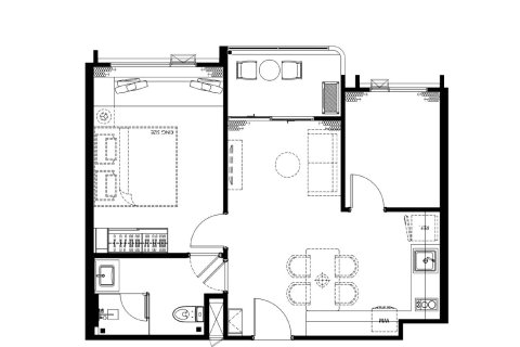 Condo à Bang Tao, Thaïlande, 1 chambre № 165493 - photo 20
