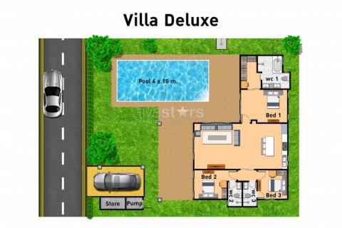 Casa de 2 dormitorios en Hua Hin, Tailandia № 67089 - foto 6