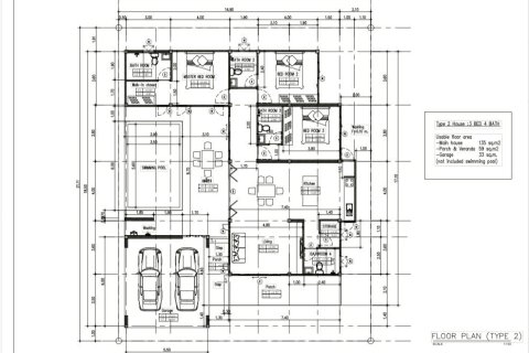 Villa in Sam Roi Yot, Thailand 3 Schlafzimmer № 222539 - Foto 13