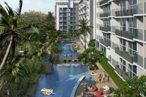 Estudio en el condominio en Pattaya, Tailandia № 208945