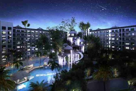 Condo à Pattaya, Thaïlande, 1 chambre  № 208948