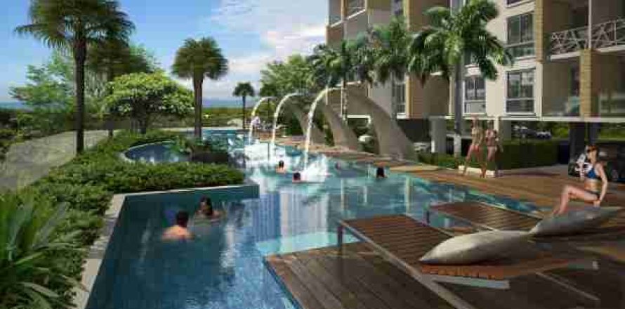 Estudio en el condominio en Pattaya, Tailandia № 208943