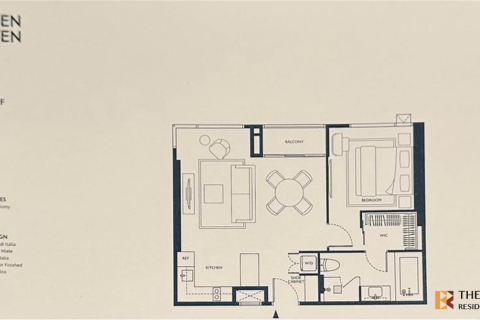 Condo à Bangkok, Thaïlande, 1 chambre № 188600 - photo 2