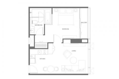 Condominio de 1 dormitorio en Watthana, Bangkok, Tailandia № 133730 - foto 12