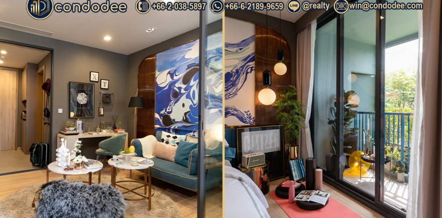 Condo à Ratchathewi, Bangkok, Thaïlande, 1 chambre № 158895