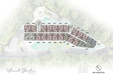 Condominio de 1 dormitorio en Pattaya, Tailandia № 170291 - foto 15