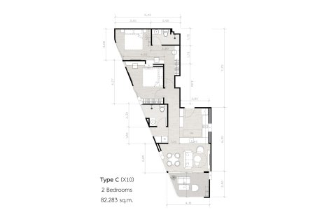 Condominio de 2 dormitorios en Pattaya, Tailandia № 170289 - foto 12