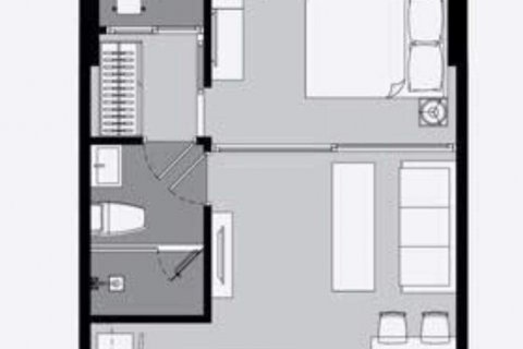 Condominio de 1 dormitorio en Bangkok, Tailandia № 144001 - foto 4