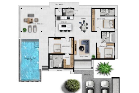 Chalet de 3 dormitorios en Hua Hin, Tailandia № 166762 - foto 25