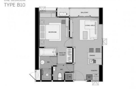 Condominio de 1 dormitorio en Bangkok, Tailandia № 66570 - foto 16
