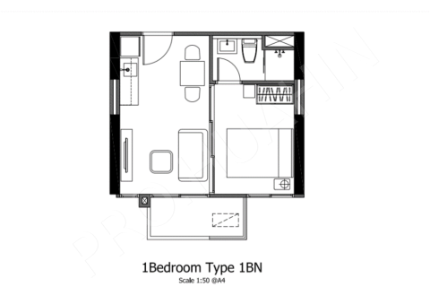Apartamento de 1 dormitorio en Hua Hin, Tailandia № 206101 - foto 5