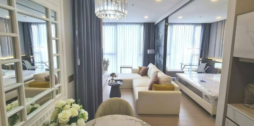 Studio in the Condo in Huai Khwang, Bangkok, Thailand  № 173738