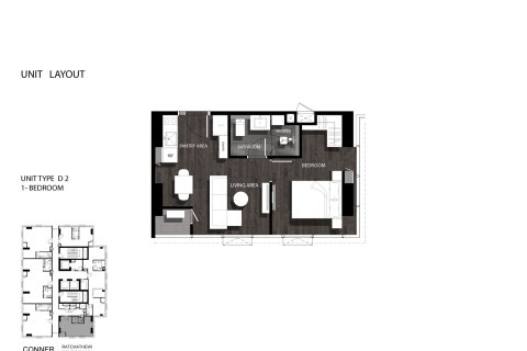 Condominio de 1 dormitorio en Phaya Thai, Bangkok, Tailandia № 222461 - foto 13