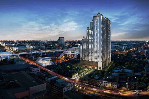 Studio dans le Condo à Bangkok, Thaïlande  № 208866
