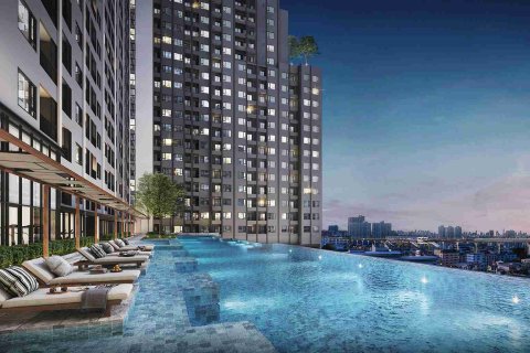 Estudio en el condominio en Bangkok, Tailandia № 208866 - foto 2