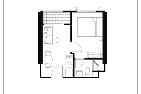 Condominio de 1 dormitorio en Bangkok, Tailandia № 165377 - foto 15