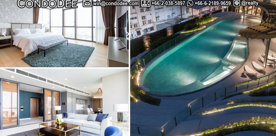 Condo in Watthana, Bangkok, Thailand, 2 bedrooms  № 201115