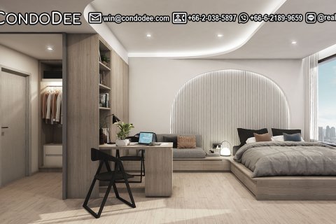 Studio in the Condo in Sathon, Bangkok, Thailand  № 201099 - Foto 6