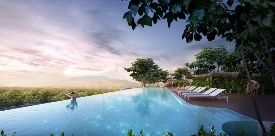 Condominio de 2 dormitorios en Phuket, Tailandia en Highland Park Condominium Bangtao Beach № 74579