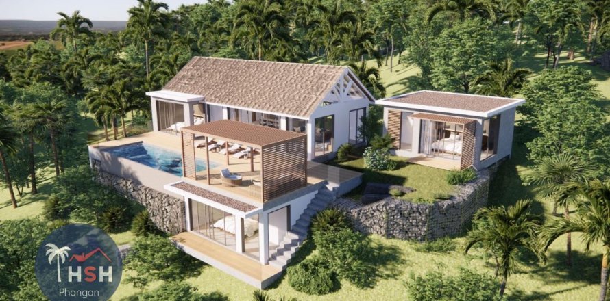 Villa in Koh Pha Ngan, Thailand 3 Schlafzimmer № 179966
