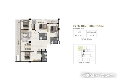 Condo in Pattaya, Thailand, 3 bedrooms № 177815 - photo 19