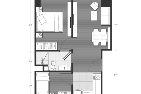 Condo in Phaya Thai, Bangkok, Thailand, 1 bedroom  № 165154 - photo 12