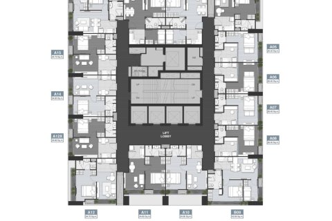 Condominio de 1 dormitorio en Phaya Thai, Bangkok, Tailandia № 165155 - foto 12