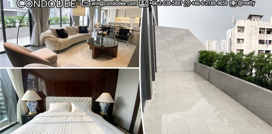 Condo à Watthana, Bangkok, Thaïlande, 3 chambres  № 200963