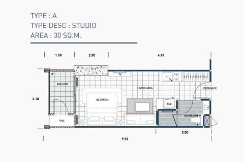 Estudio en el condominio en Pattaya, Tailandia № 205336 - foto 6