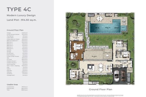 Chalet de 4 dormitorios en Kamala, Tailandia № 170215 - foto 22