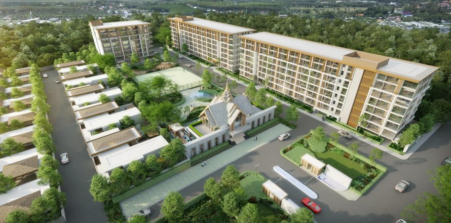 Off-plan THE OZONE OASIS CONDOMINIUM PHASE II in Phuket, Thailand № 74482