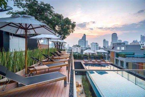 Condominio de 1 dormitorio en Watthana, Bangkok, Tailandia № 54187 - foto 4