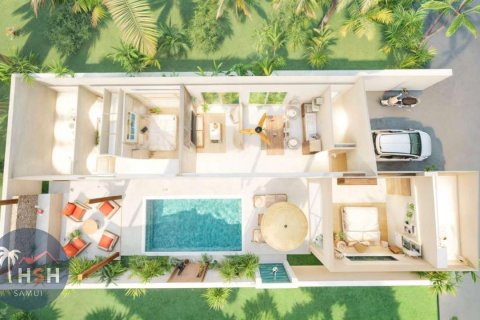 Villa in Ko Samui, Thailand 2 Schlafzimmer № 179940 - Foto 17