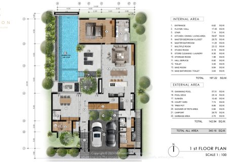 Villa on Layan Beach, Thailand 4 bedrooms № 165542 - photo 15