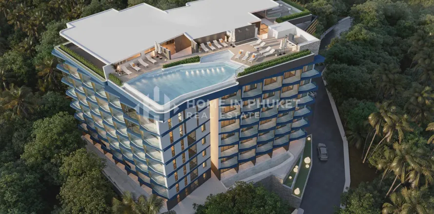 Estudio en el condominio en Kata, Tailandia № 205935