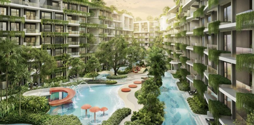 Condominio de 1 dormitorio en Bang Tao, Tailandia № 74307