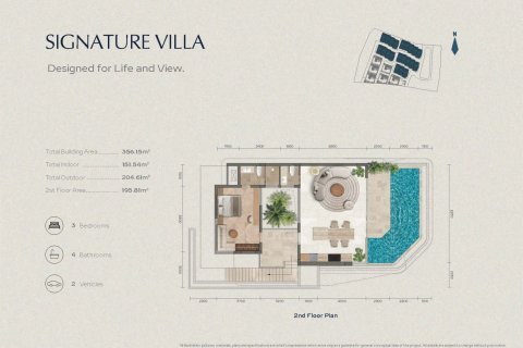 Chalet de 3 dormitorios en Ko Samui, Tailandia № 169831 - foto 14