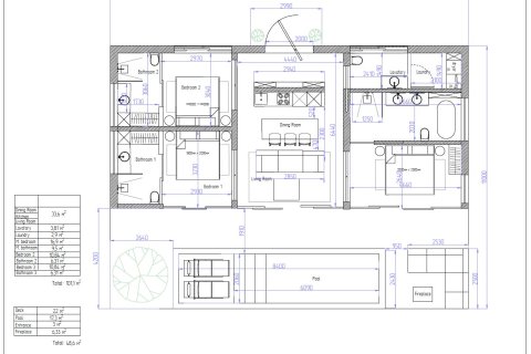 Villa in Koh Pha Ngan, Thailand 3 Schlafzimmer № 169834 - Foto 16