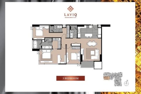 Condominio de 3 dormitorios en Bangkok, Tailandia № 142983 - foto 17